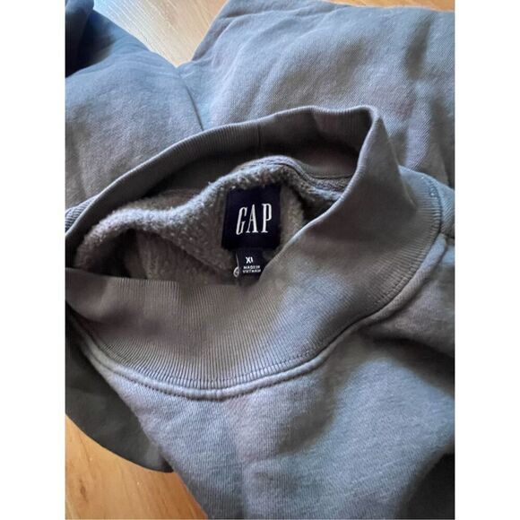 Gap Long Sweater Grey Tie Dye With Pockets Women’s Size XL - Picture 5 of 6